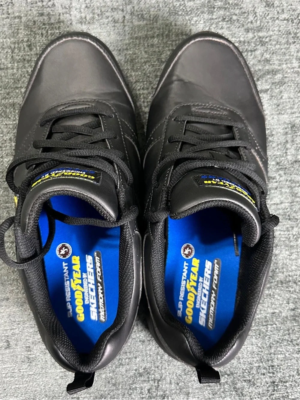 Women's GoodYear Engineered by Skechers Blk Memory Foam Slip Resistant size 9